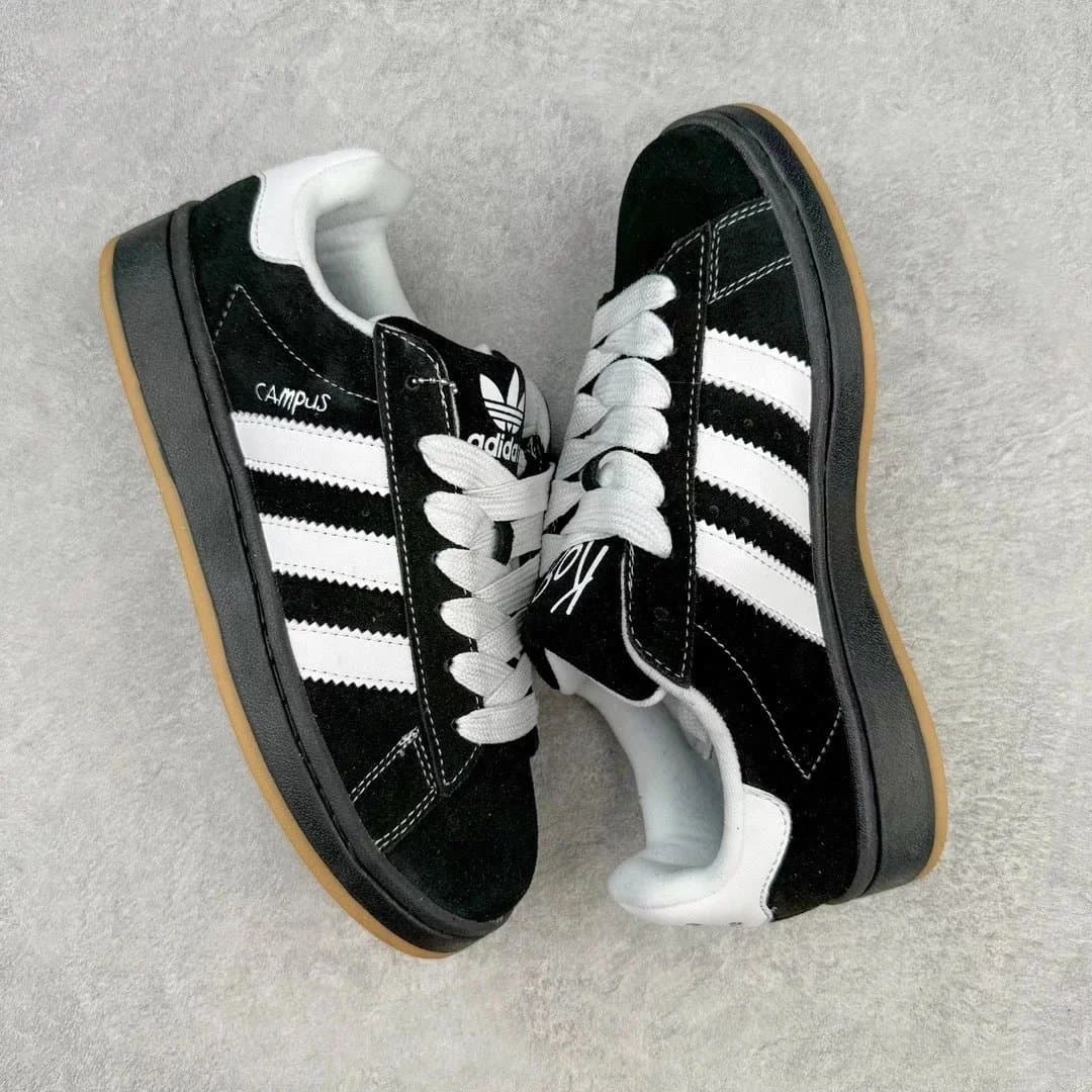 Adidas Campus Black White Gum