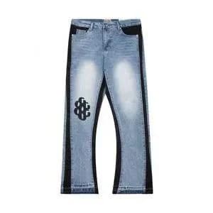 Balenciaga Flared Jeans Logo Side Stripe