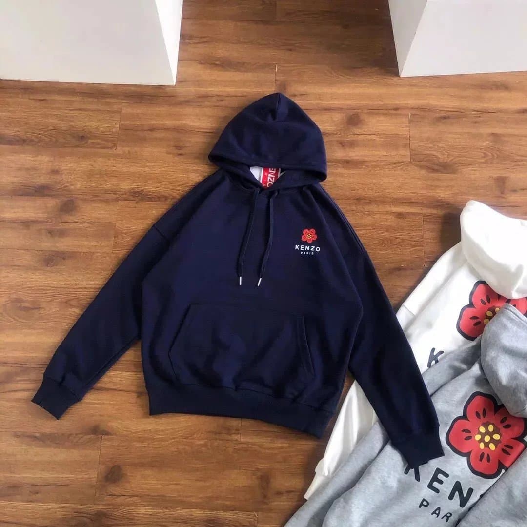 Kenzo Hoodie Flower Logo