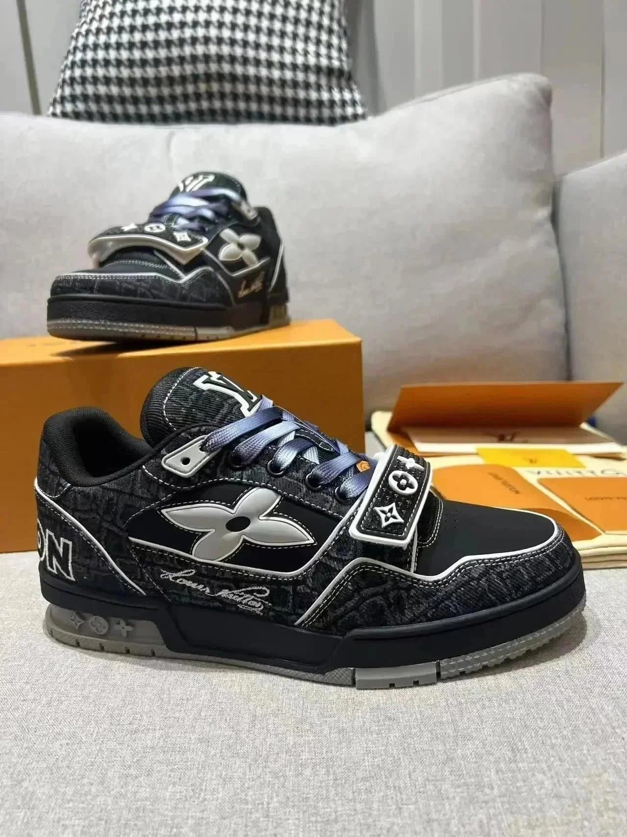Louis Vuitton LV Trainer Denim Monogram — 23 Top  quality
