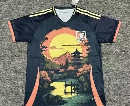 Nike Japan National Team Away Jersey Sunset Temple Print