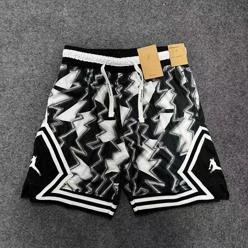 Jordan Basketball Shorts Zigzag Print