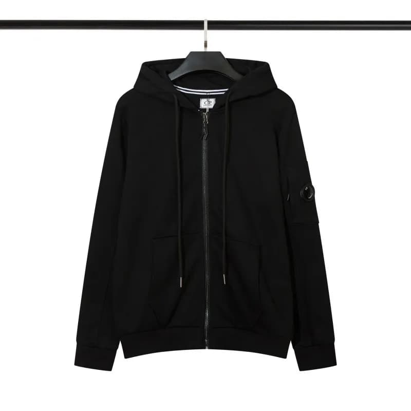 Chrome Hearts Zip-Up Hoodie Classic Logo Patch