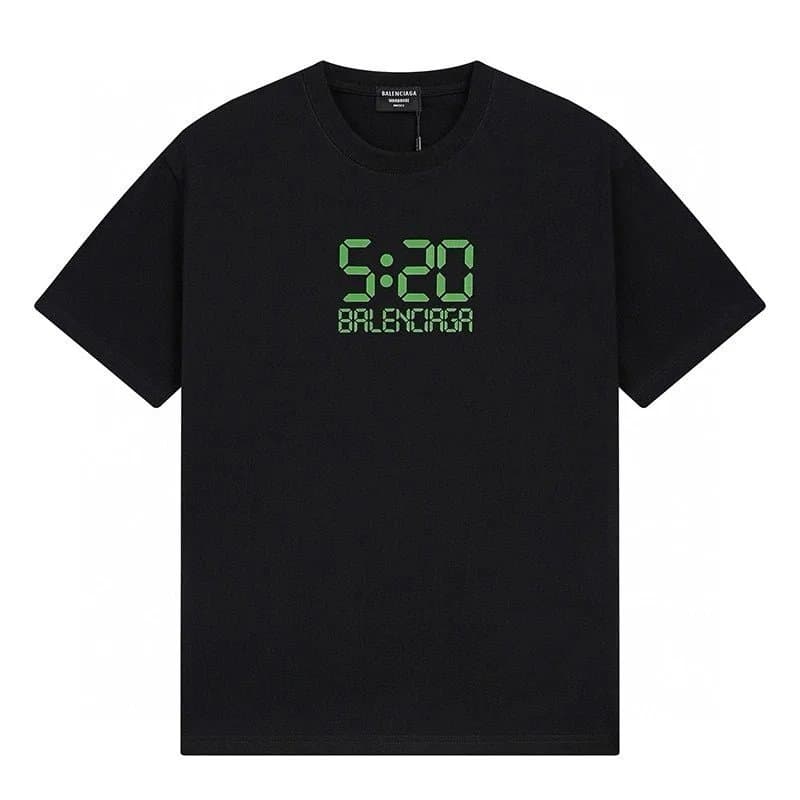 Balenciaga Logo T-Shirt Black Script — 17