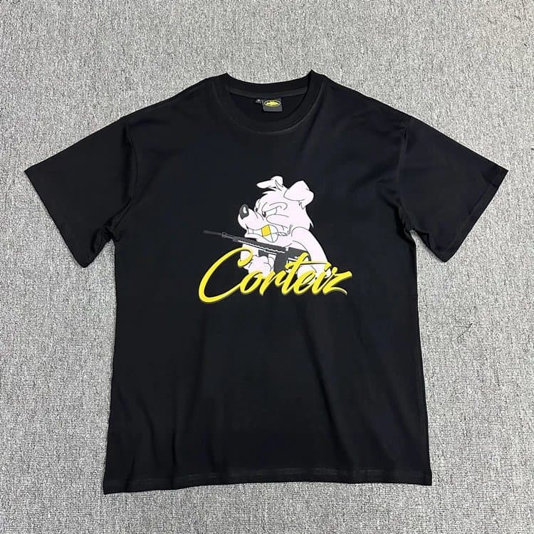 Logo Tee Corteiz Script — 3109 Light pink