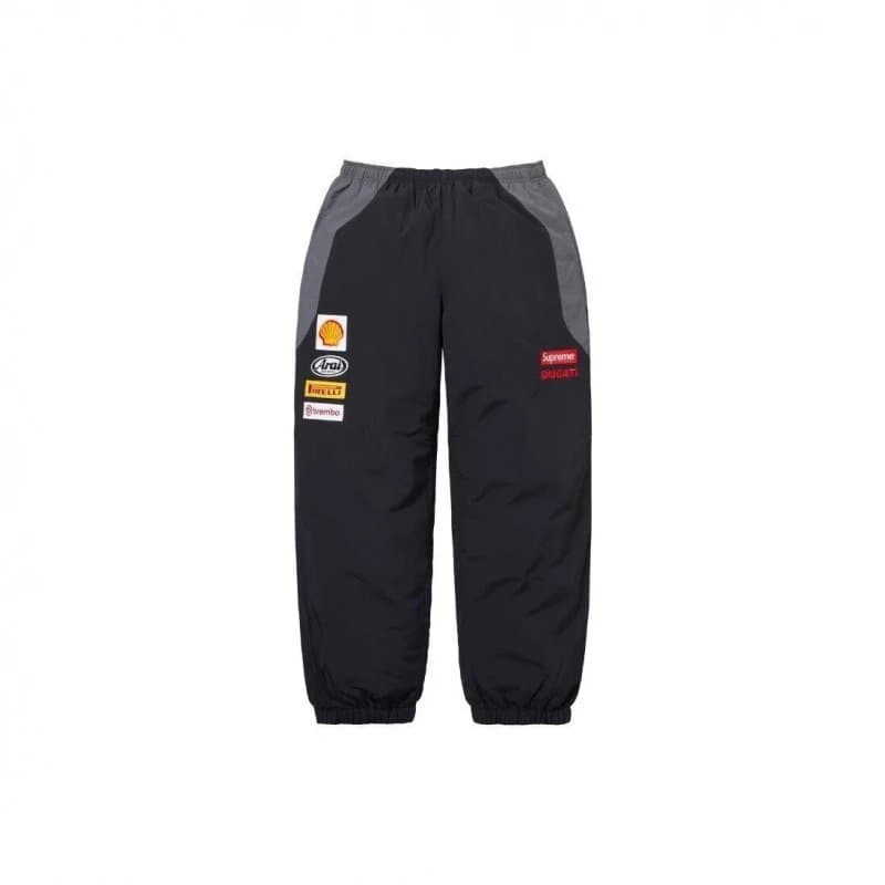 Supreme Logo Sweatpants Large Box Logo — A318黑色