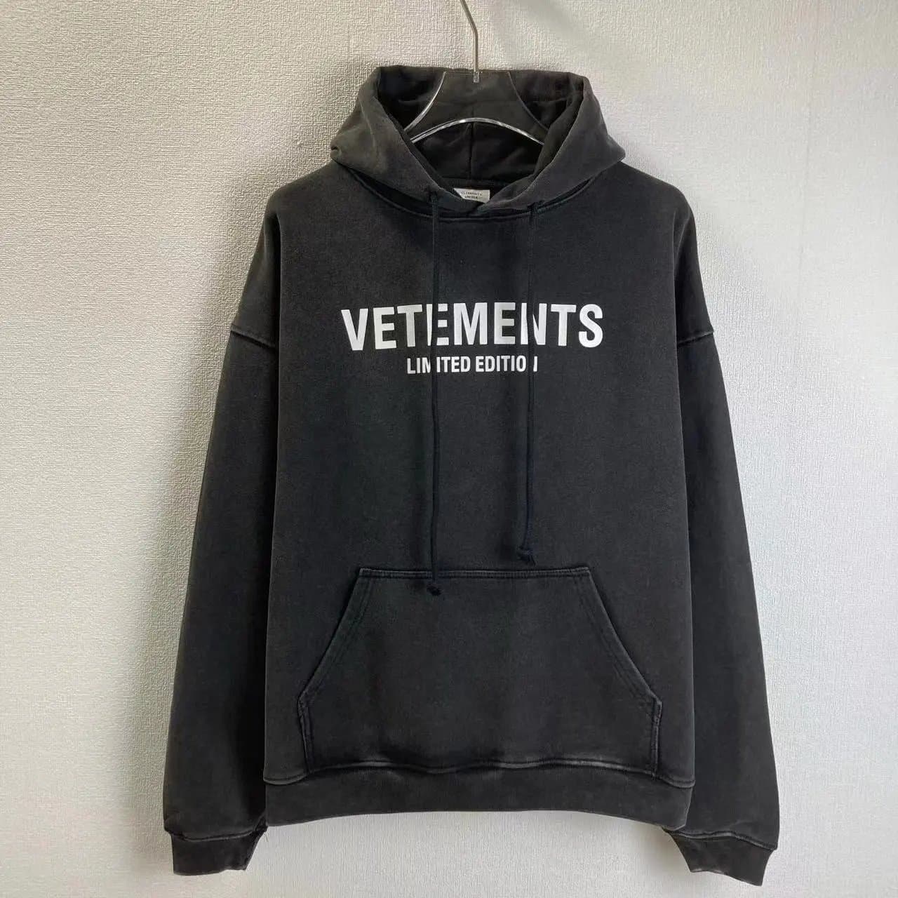 Off-White Zip-Up Hoodie Distressed Logo — V27