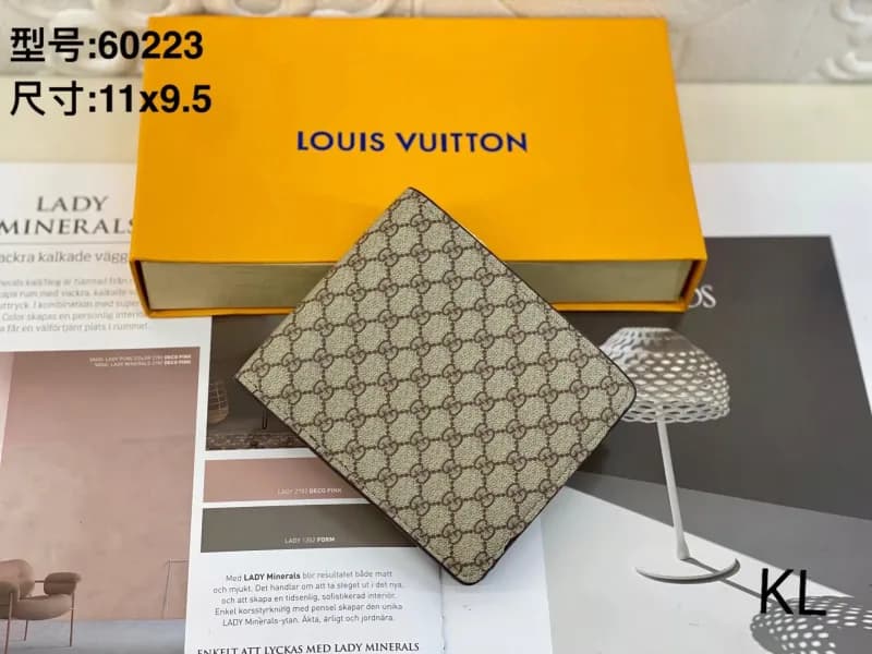 Louis Vuitton Compact Wallet Monogram Canvas