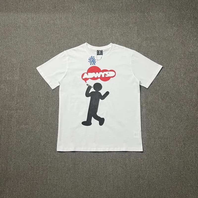 Anti Social Social Club Graphic Tee Sun Logo — AD28白色