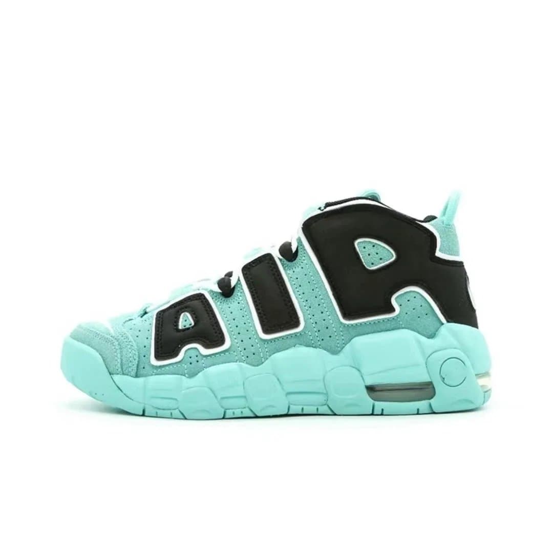 Nike Air More Uptempo Big Bubble — 黑绿