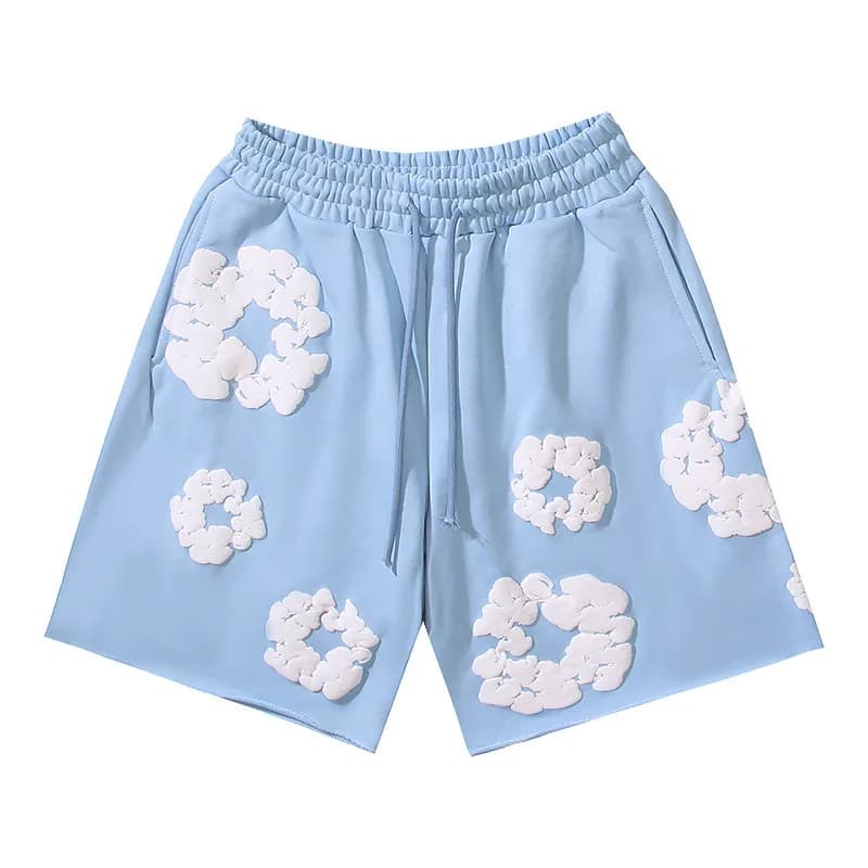 Balenciaga Cloud Shorts 3D Cloud Appliqué
