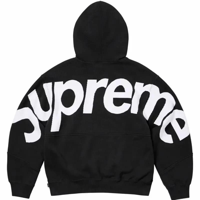 Supreme Crewneck Sweatpants Logo Print — E558 black