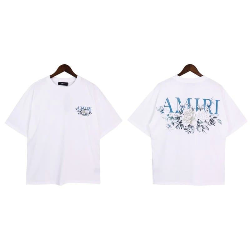 Off-White Graphic T-Shirt Amiri Script Print — 2169 白