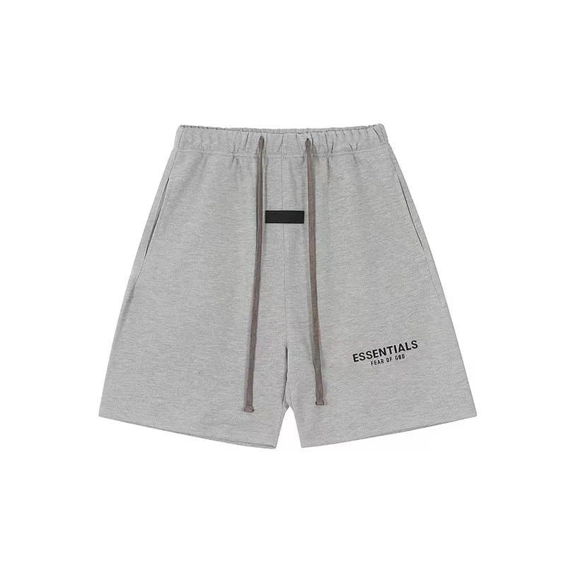 Hellstar Flame Graphic Set Washed Grey — 2526 短裤 浅灰色