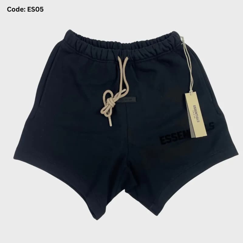 Fear of God Essentials Logo Shorts Black