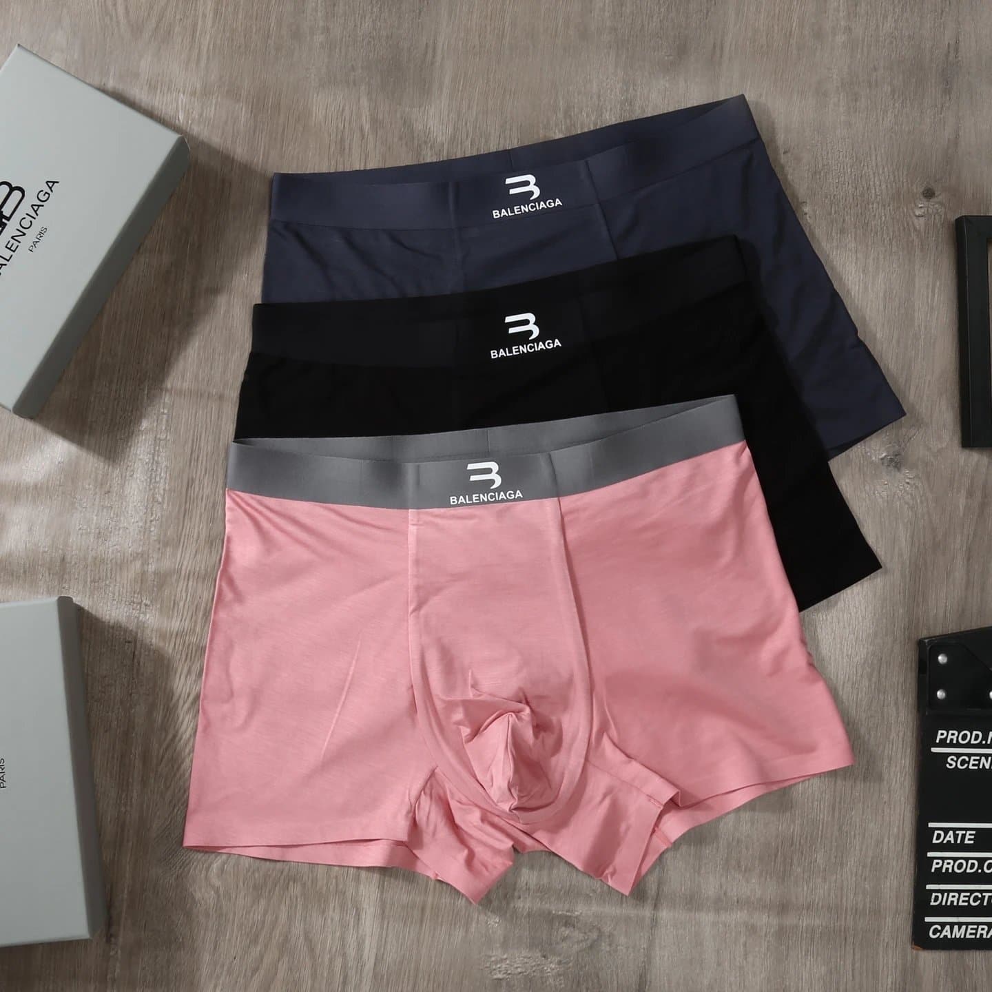 Balenciaga Boxer Briefs 3-Pack
