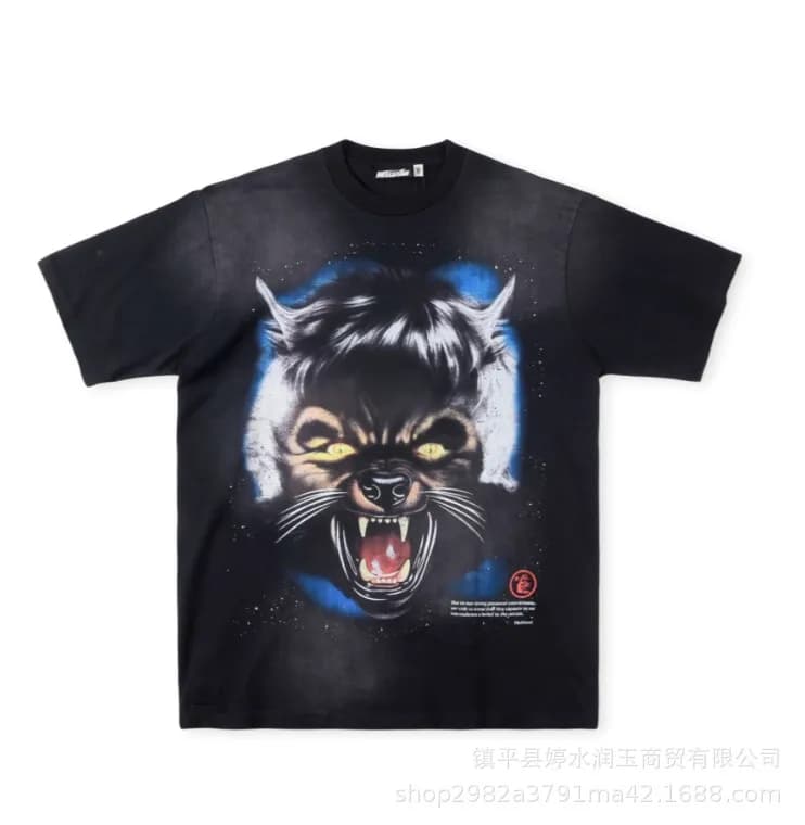 Hellstar Graphic Tee Alien Face Print — 6