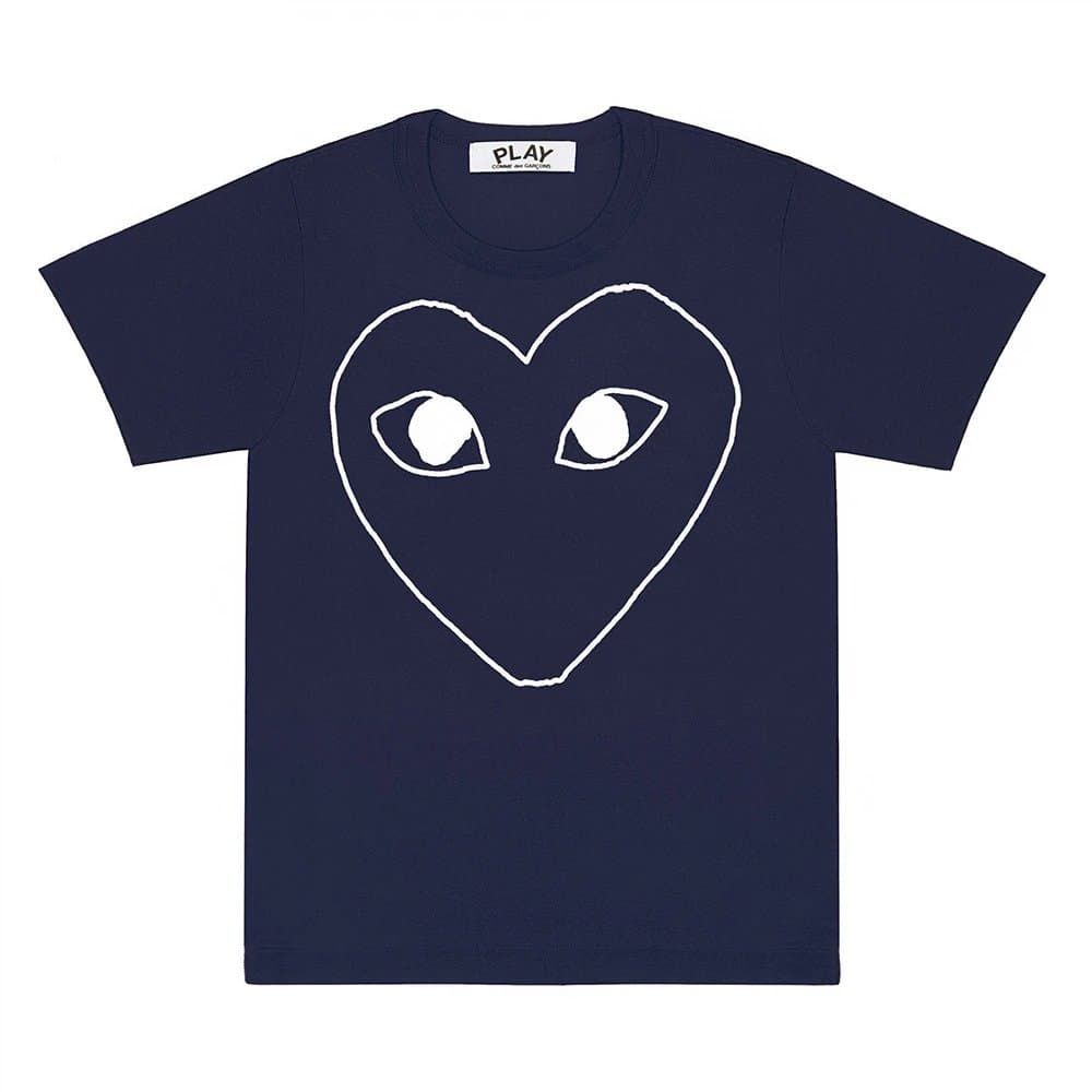 Comme des Garçons × BAPE Heart Tee Camo Heart — CJ02-藏青色