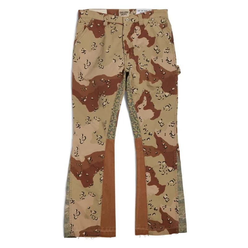 Gallery Dept. Flared Jeans Distressed Paint-Splatter — 902