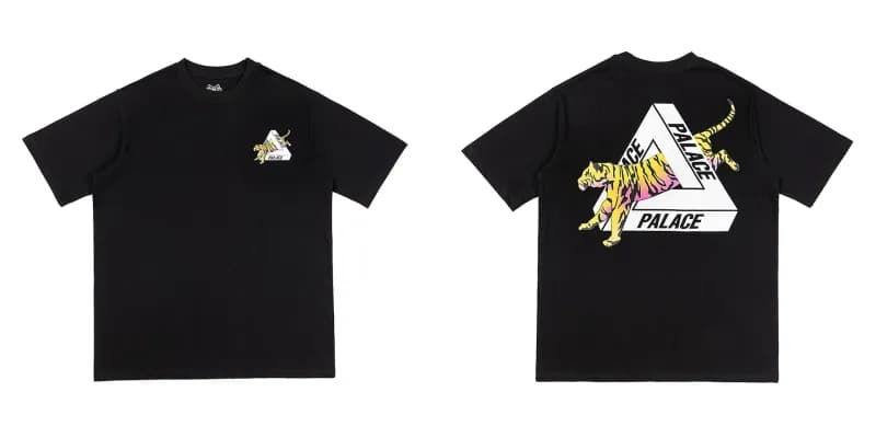 Palace Graphic Tee Multi-Character Print — 黑色3984