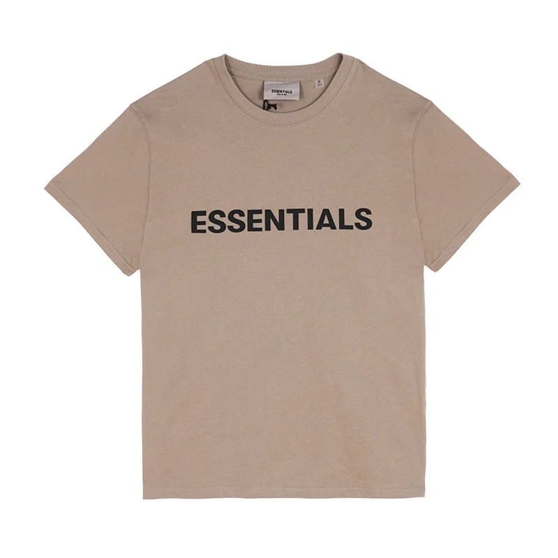 Fear of God Essentials Logo Tee Essentials — 卡其色