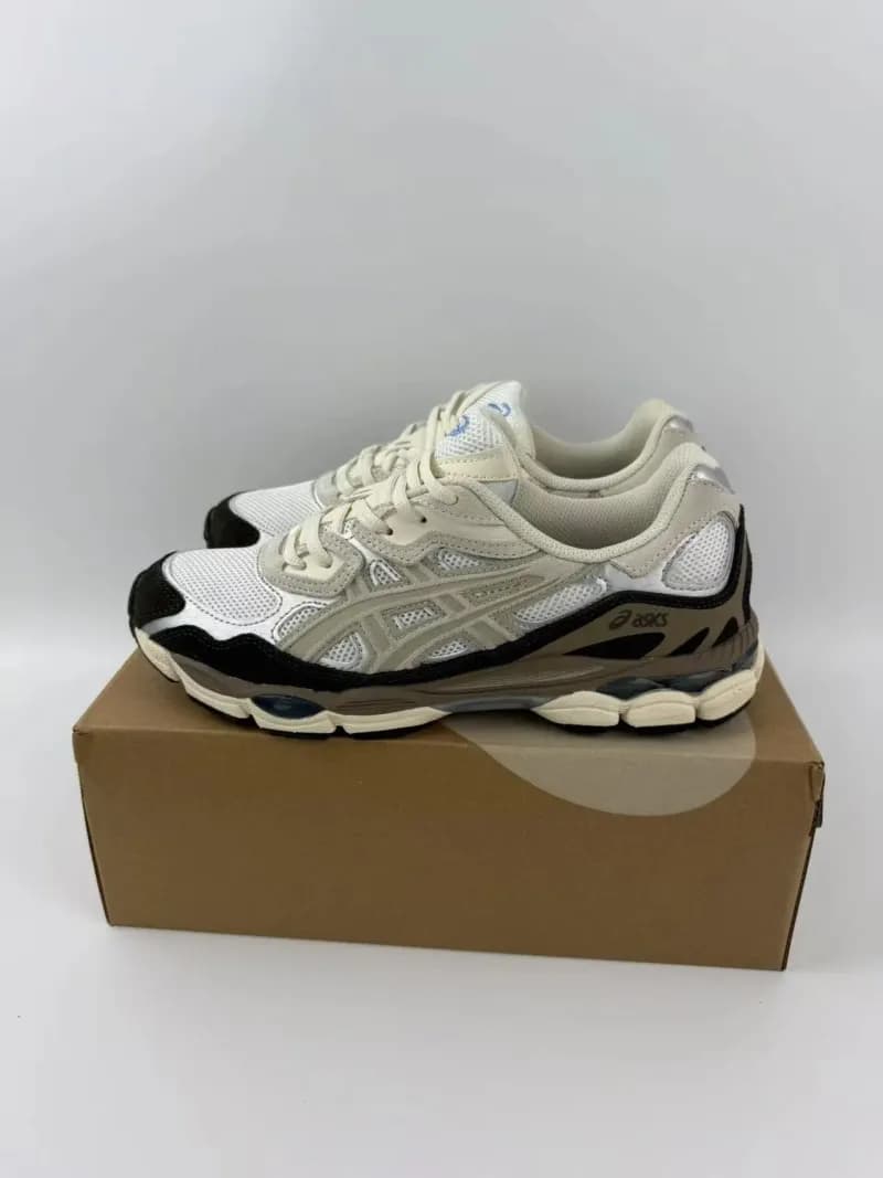 Asics Gel-Kayano 14 White Black Beige