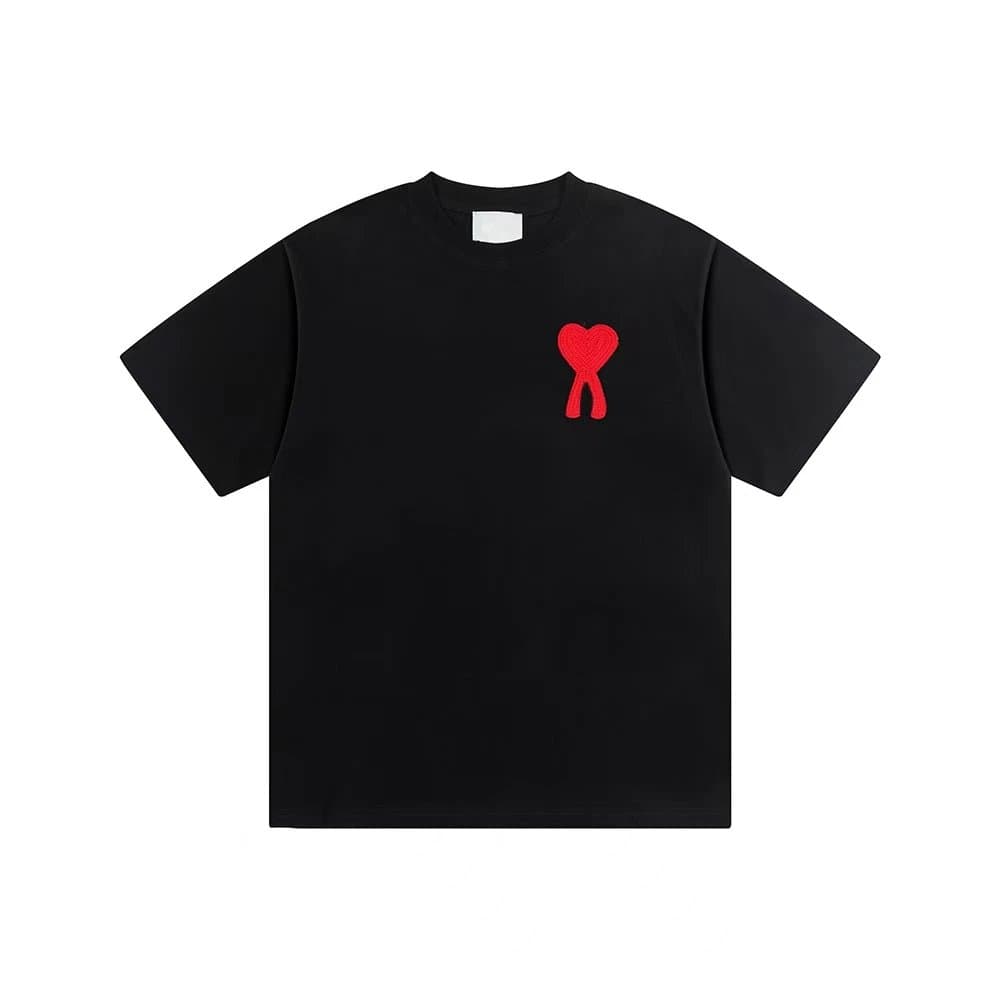 Maison Kitsuné T-Shirt Red Fox Head Logo