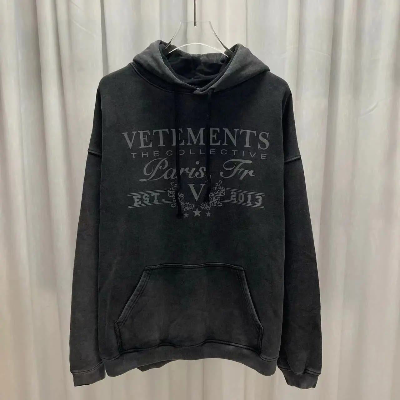 Off-White Zip-Up Hoodie Distressed Logo — V03