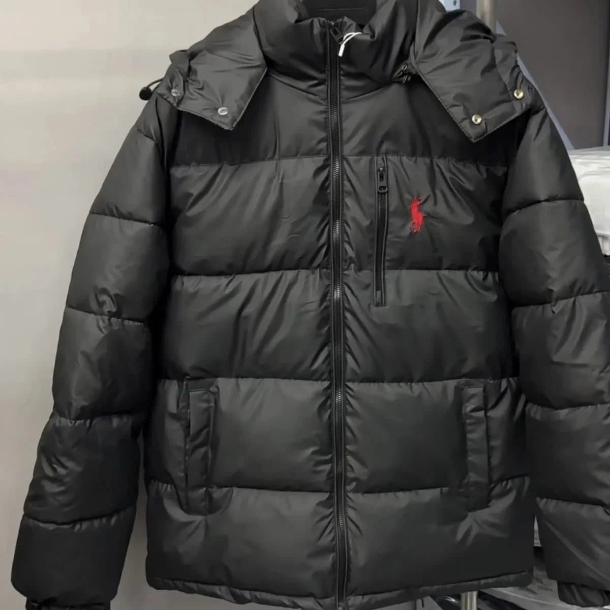 Polo Ralph Lauren Puffer Jacket Red Pony Logo