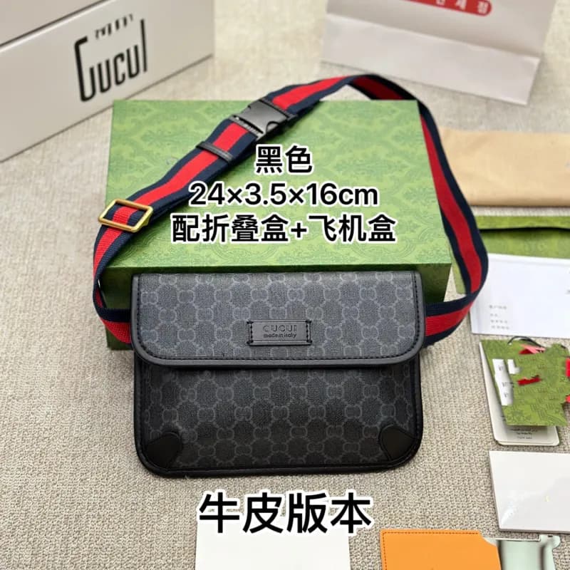 Gucci Web Belt Bag GG Monogram