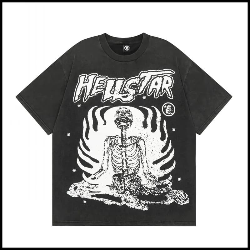 Hellstar Graphic Tee Skeleton Print
