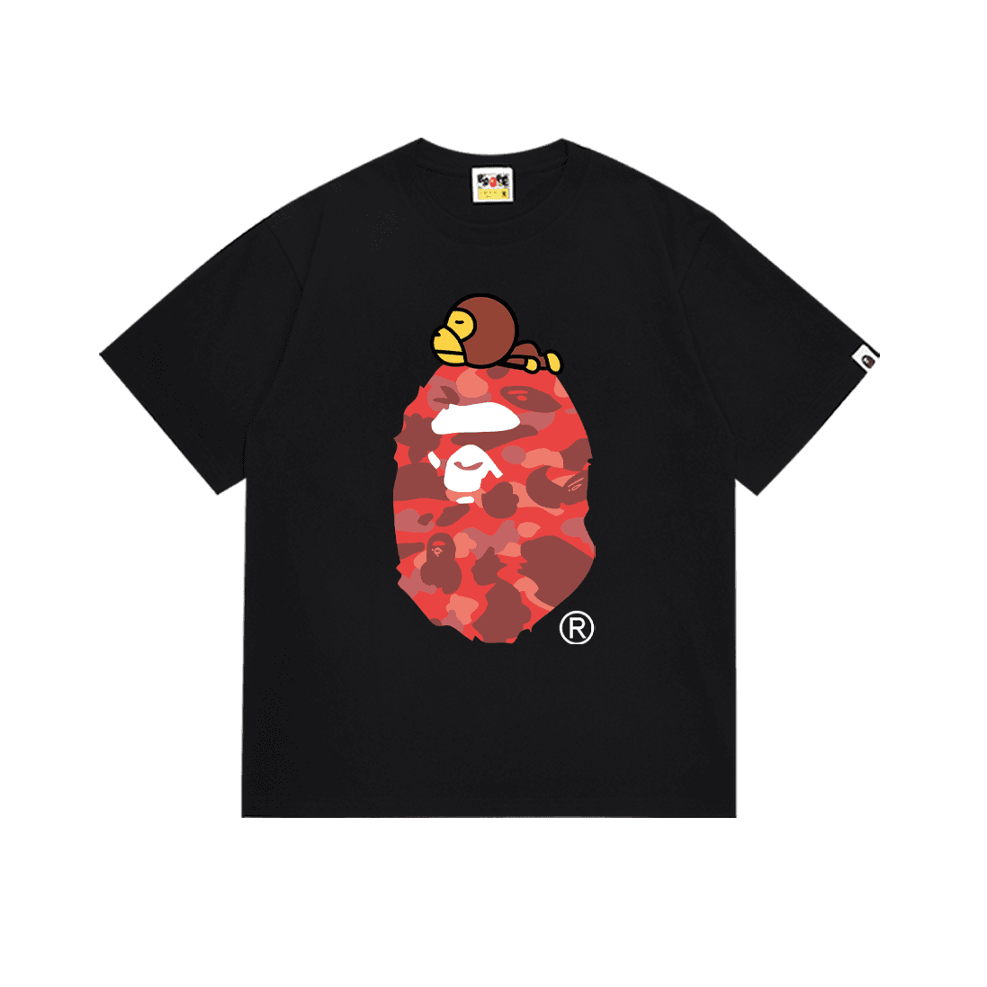 BAPE Ape Head Tee Multi-Logo Print — S13