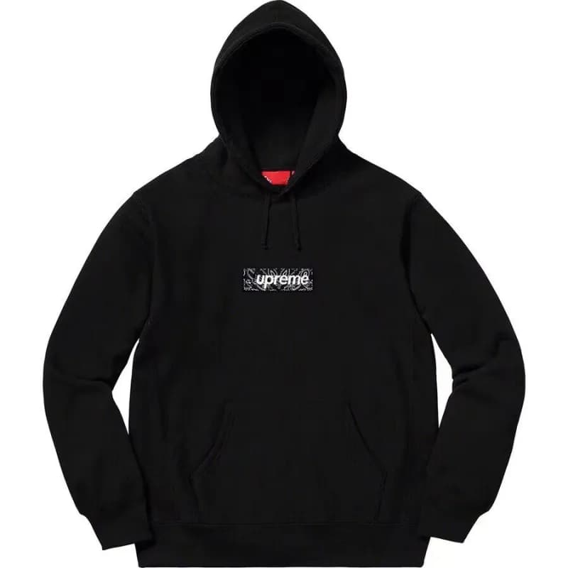 Supreme Zip-Up Hoodie Box Logo — E513黑 19FW BANBANA