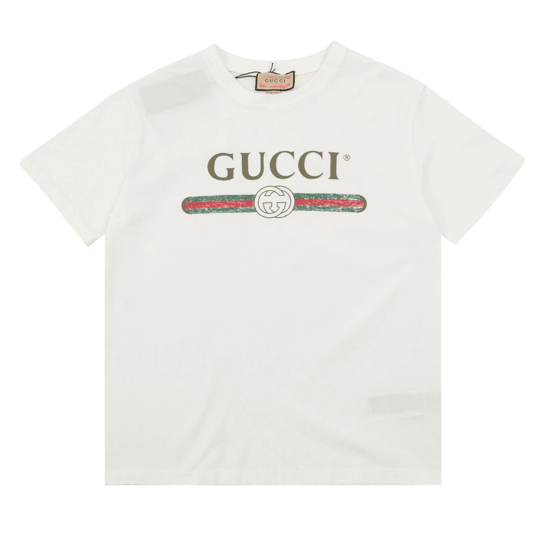 Gucci Logo T-Shirt Web Stripe