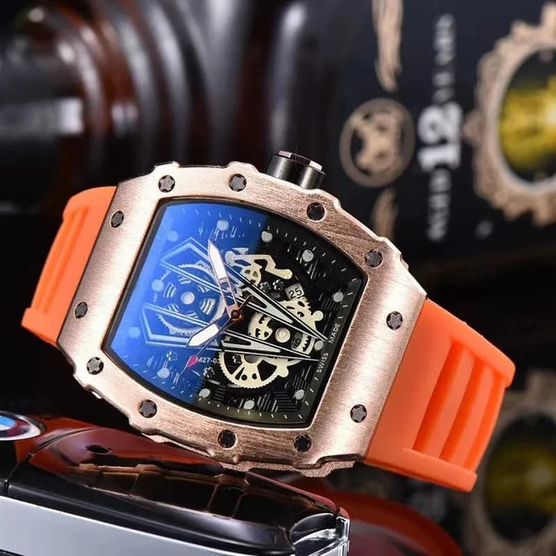 Richard Mille RM 011 Tonneau Case with Skeleton Dial