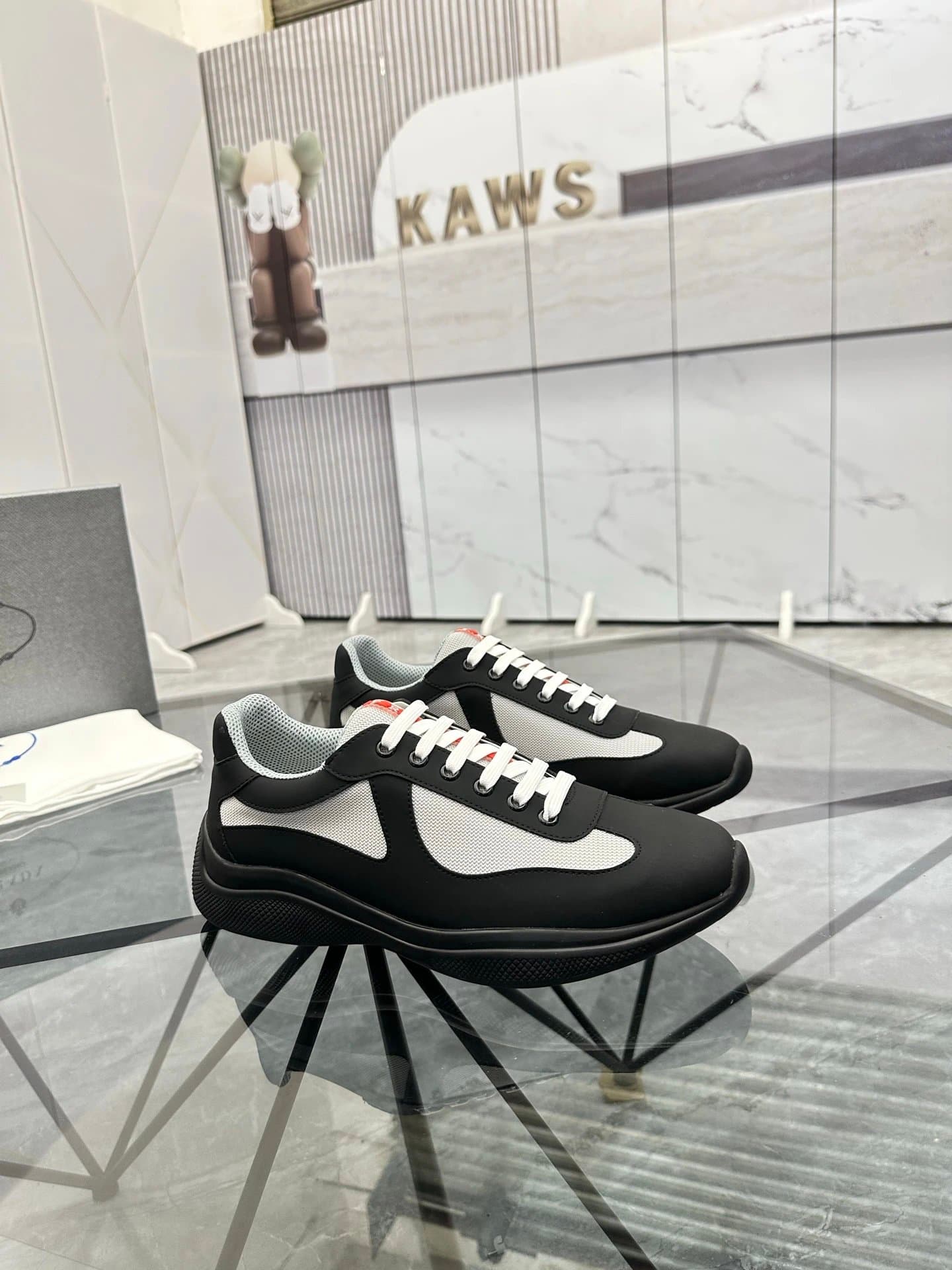Prada Cloudbust Thunder White Mesh — 34