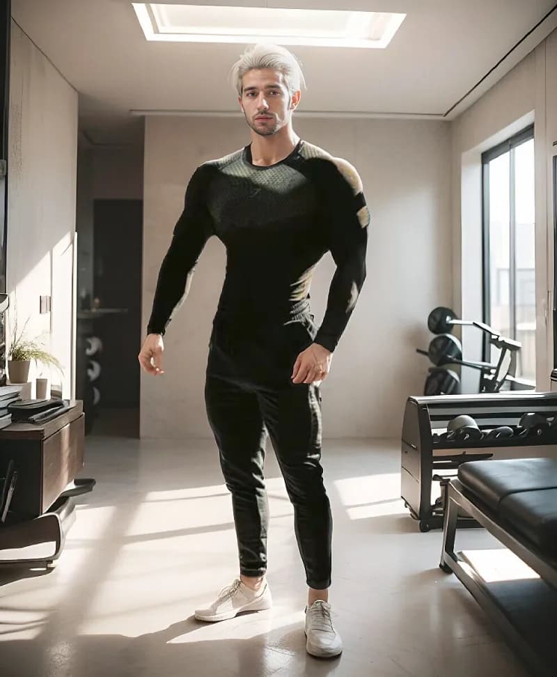 Lululemon Hooded Performance Top Hex Mesh — 4.0黑色长袖