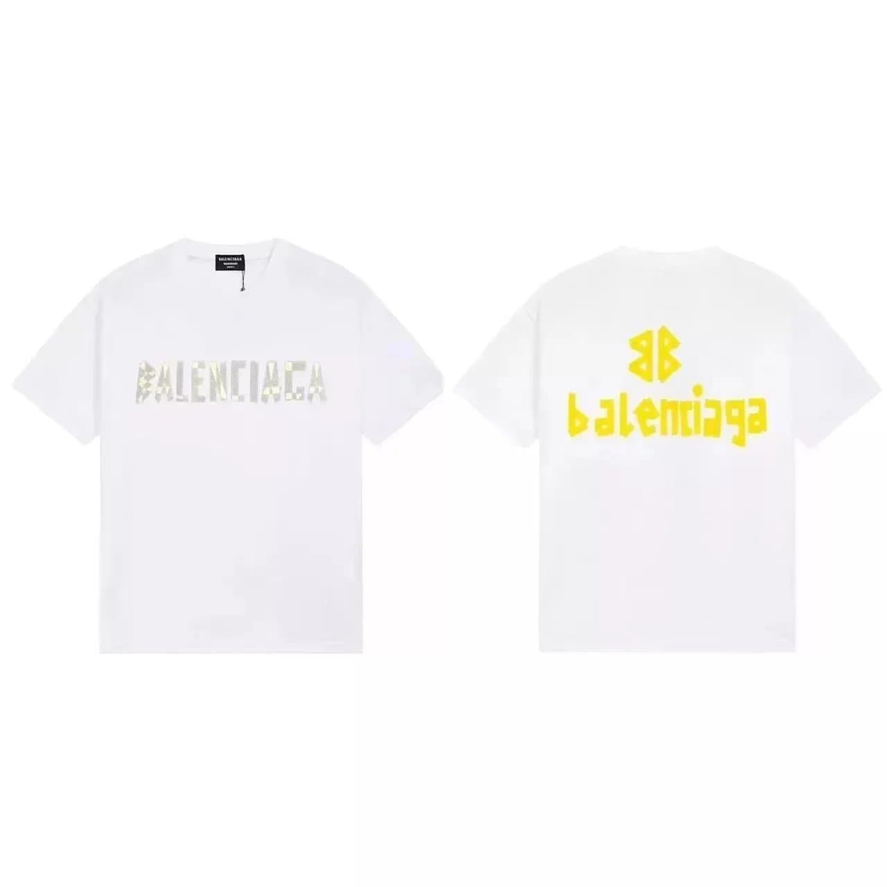 Balenciaga Graphic Tee World Cities Print — 004