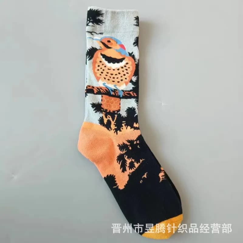 Balenciaga Bird Print Sock Tropical Bird Graphic