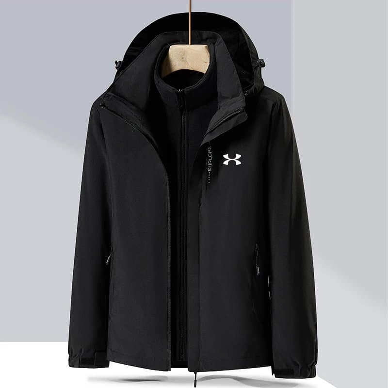 Nike Windrunner Jacket Classic Swoosh — 黑色6266三合一按的马