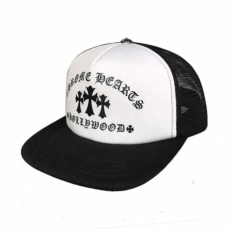 Chrome Hearts Trucker Cap Hollywood Cross