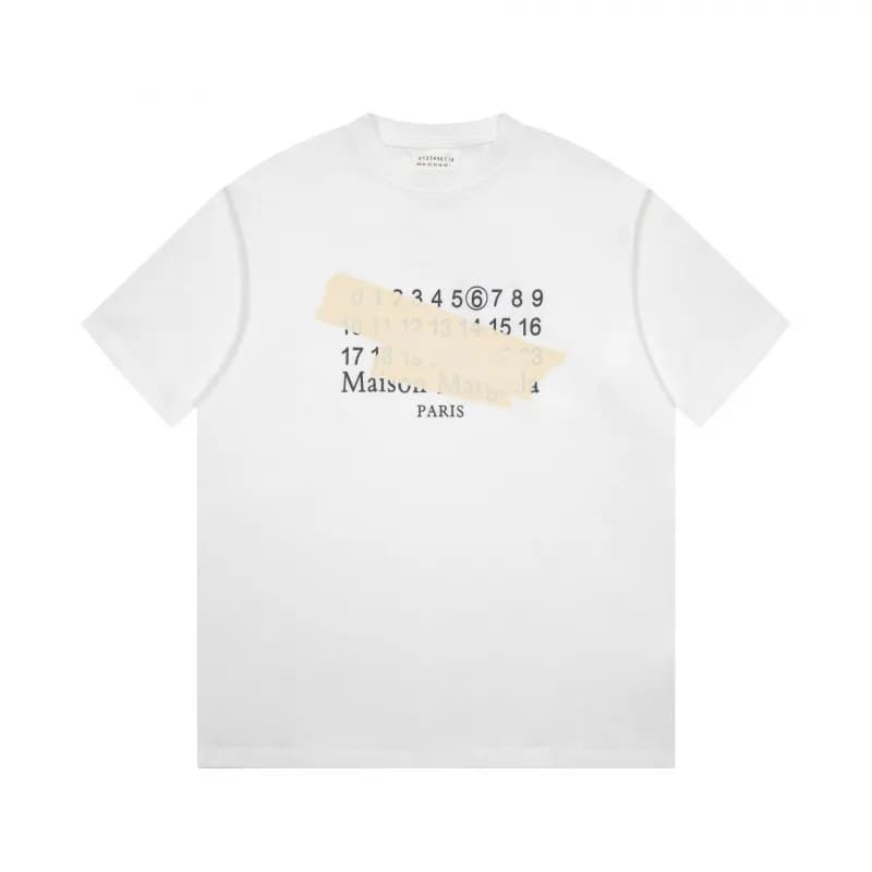 Maison Margiela T-Shirt Numbers Tape Print