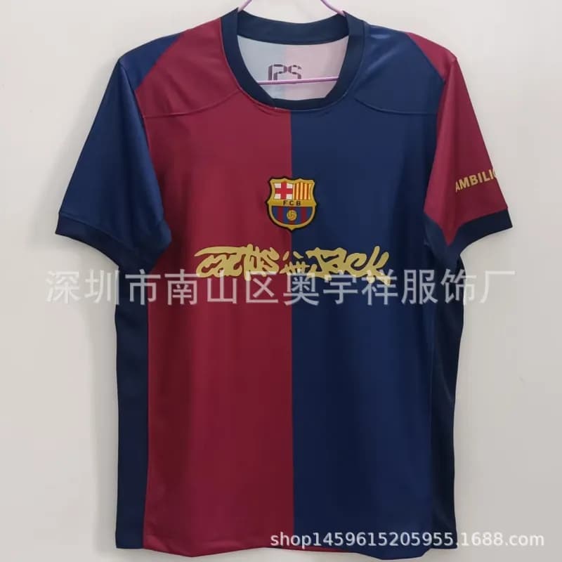 Football Jersey Barcelona Inspired
