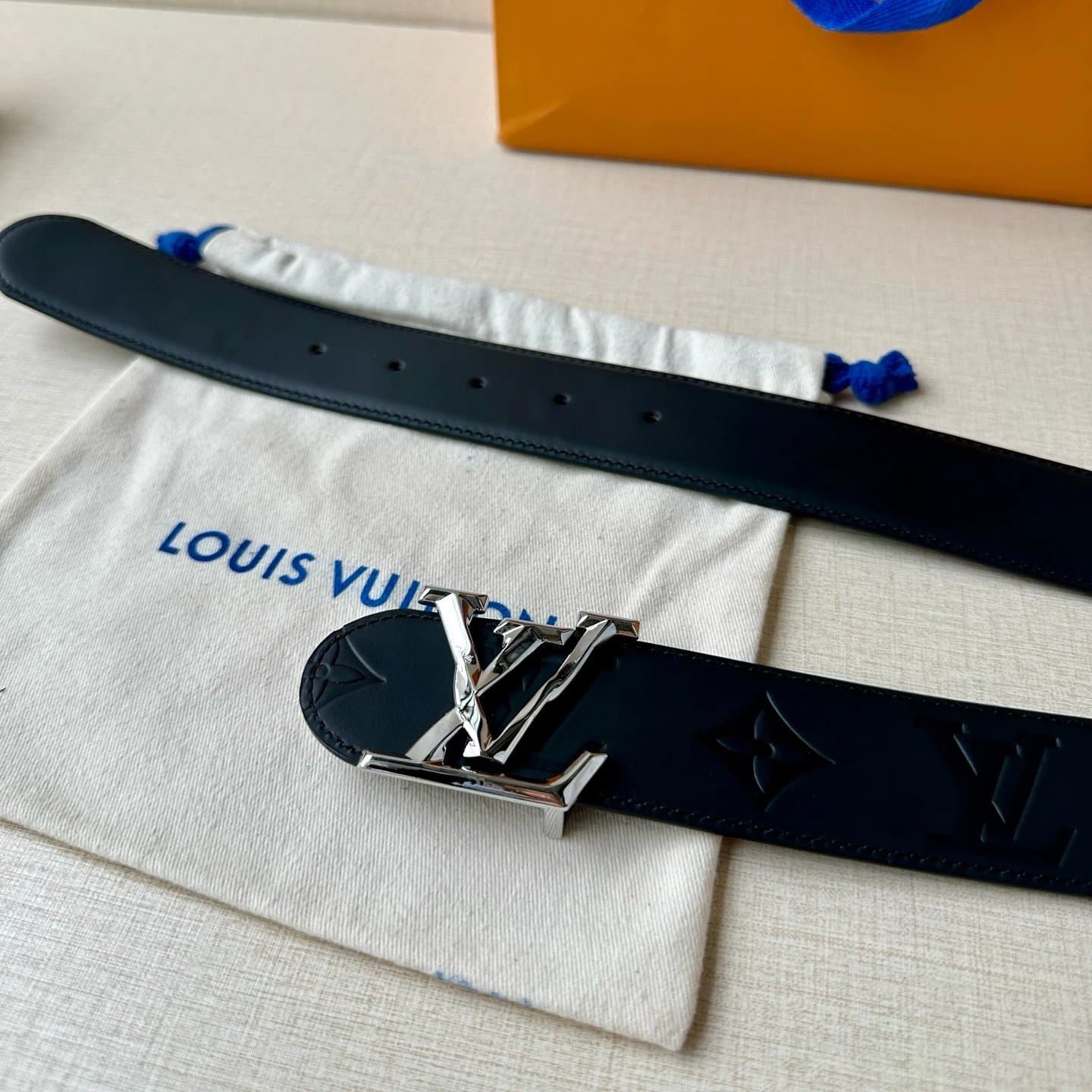 Louis Vuitton LV Initiales Belt Monogram Empreinte