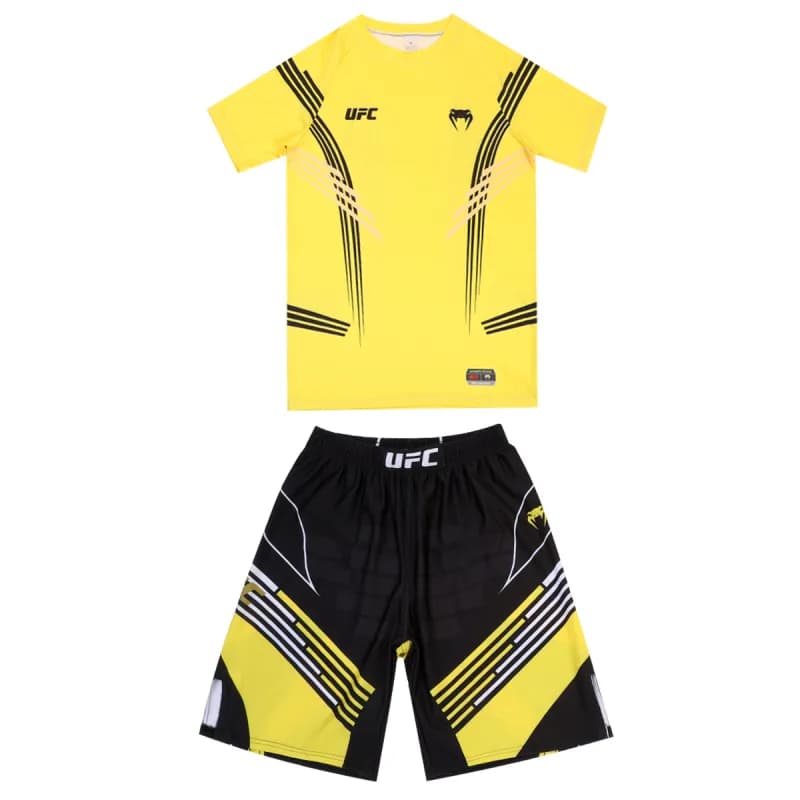 UFC Training Set Yellow/Black Graphic