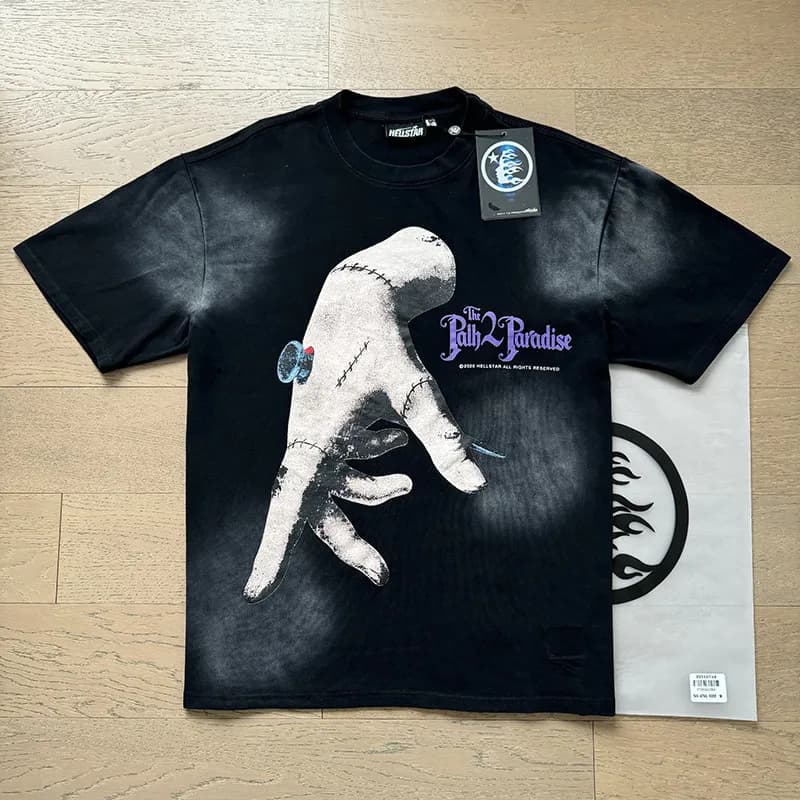 Hellstar Long Sleeve Tee Flame Graphic — X107