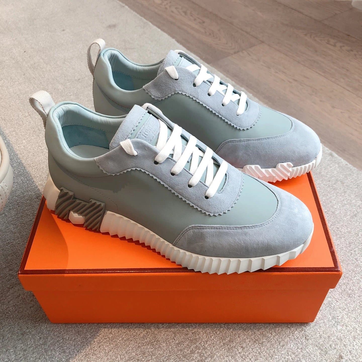 Hermès H-Boot Sneaker White and Grey — 41（定做不退换）