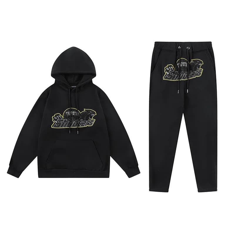 Hoodie and Joggers Set Fear of God Essentials Logo — 681套装黑