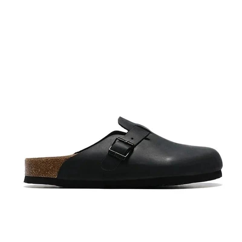 Birkenstock Boston Clog Black Leather