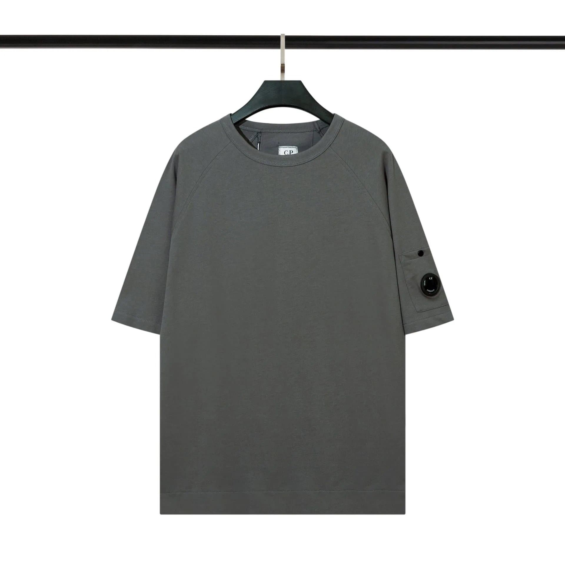 Chrome Hearts Raglan T-Shirt Grey with Logo Patch